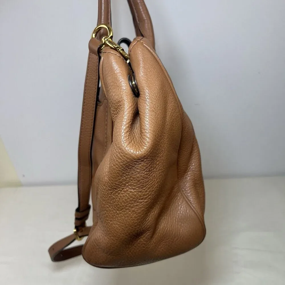 Marc Jacobs Tan Leather Satchel Shoulder Bag - Picture 5 of 16